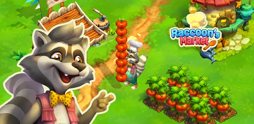 Raccoon Market v1.7 MOD APK (Menu, Free In-App Purchase)