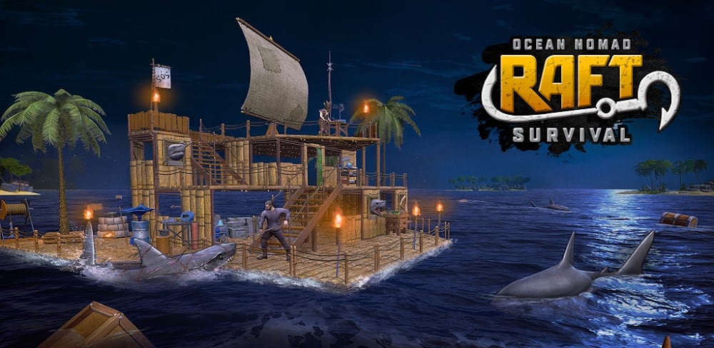 Raft Survival v2.2.9.0 MOD APK (Menu, Unlimited All)