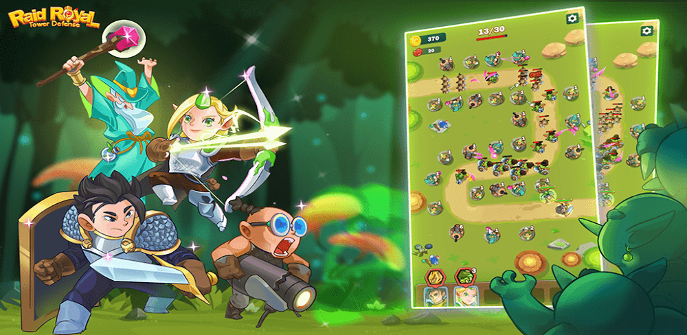 Raid Royal: Tower Defense v1.1.0.91 MOD APK (Unlimited Money, Battle Pass)