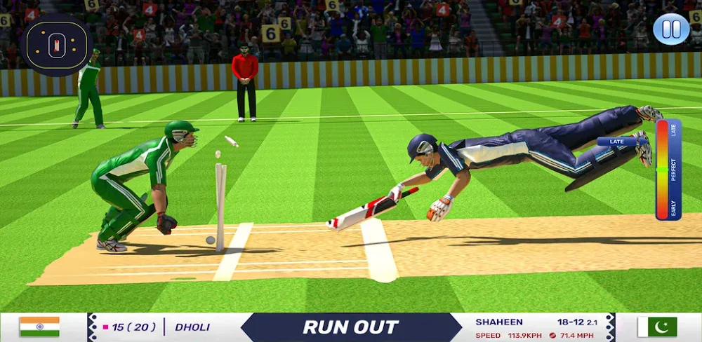 Real World T20 Cricket Games v1.1.0.36 MOD APK (Menu, Dumb Fielders, Always Out, No Ball)