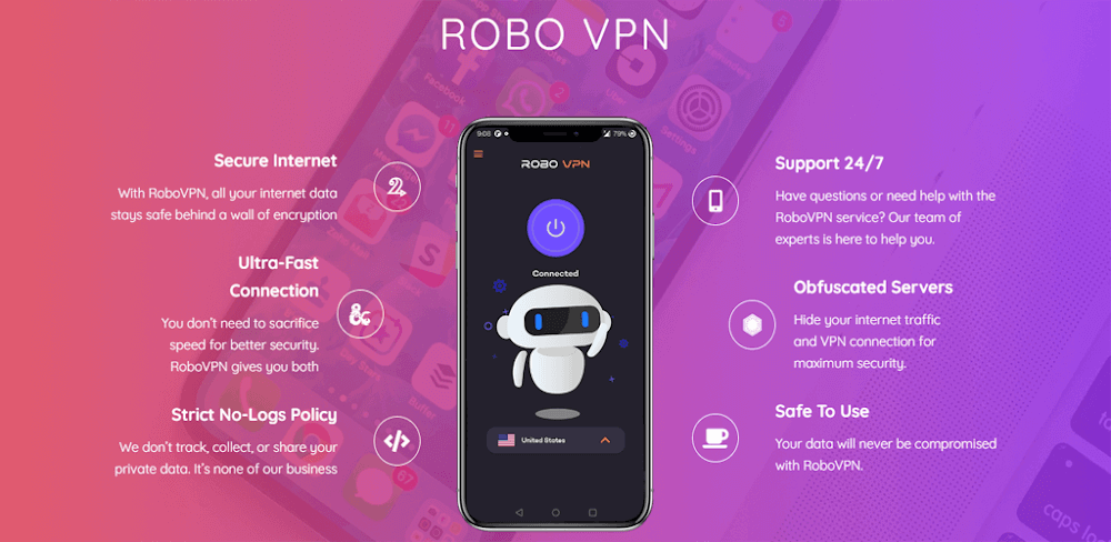 Robo VPN Pro v5.17 APK + MOD (Premium Unlocked)