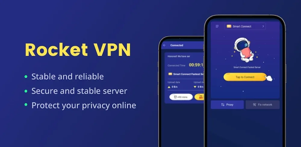 Rocket VPN v3.3.31.028 MOD APK (Premium Unlocked)