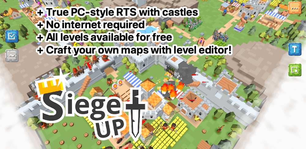 RTS Siege Up v1.1.3.32 MOD APK (Unlimited Resources)
