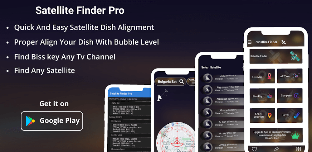 Satellite Finder Pro v7.7.1.0 MOD APK (Premium Unlocked)