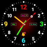 Neon Night Clock v1.1.62.5 MOD APK (Premium Unlocked)