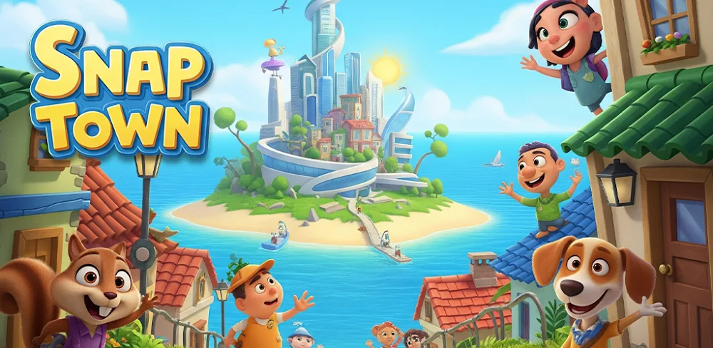 Snap Town : Your City v1.1.0.9 MOD APK (Menu, Currency, Speed, Exp Multiplier)