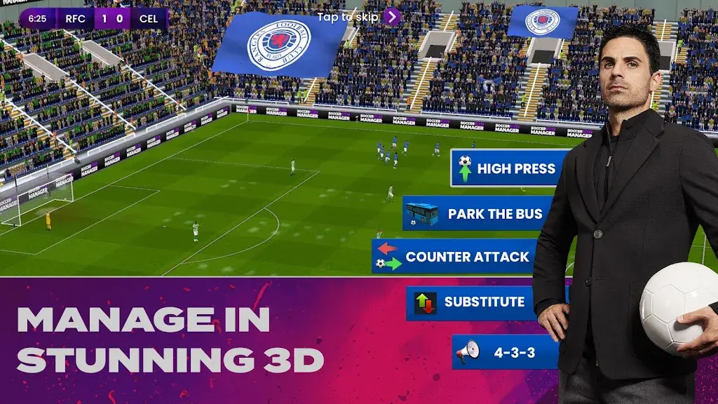 Soccer Manager 4.3.2 v4.3.2 MOD APK (Mega Menu, No Ads)