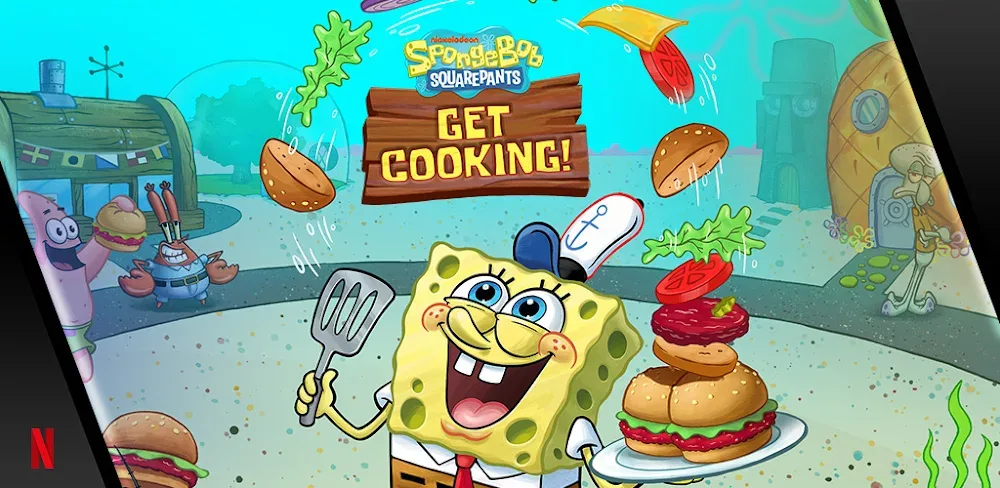 SpongeBob: Get Cooking v2.2.9.0 MKD APK (Full Game)