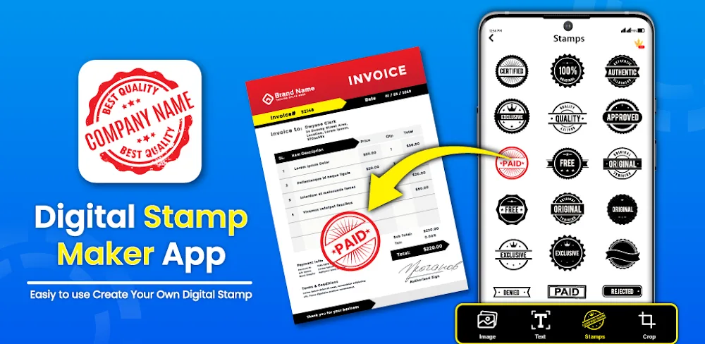 Stamp Maker: Photos Watermark v15.1 MOD APK (Premium Unlocked)