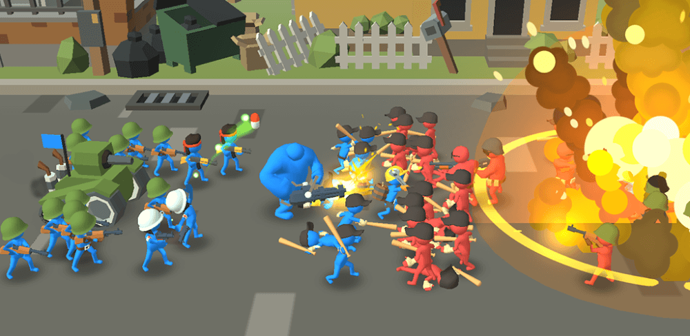 Stick Army: World War Strategy v1.1.5.5 MOD APK (God Mode, One Hit)