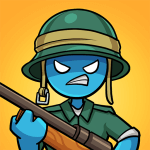 Stick Army: World War Strategy v1.1.5.5 MOD APK (God Mode, One Hit)