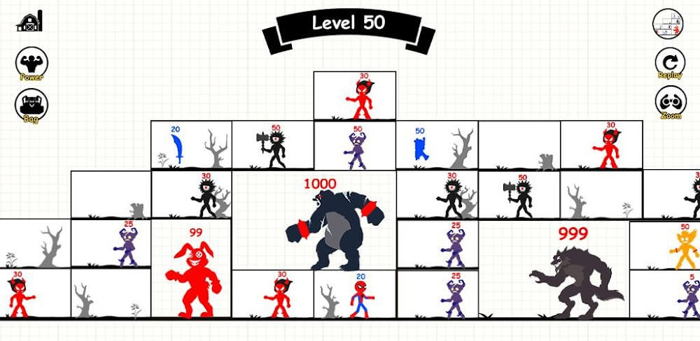 Stick Fight: Endless Battle v1.1.8.0 MOD APK (Unlocked All SKin)