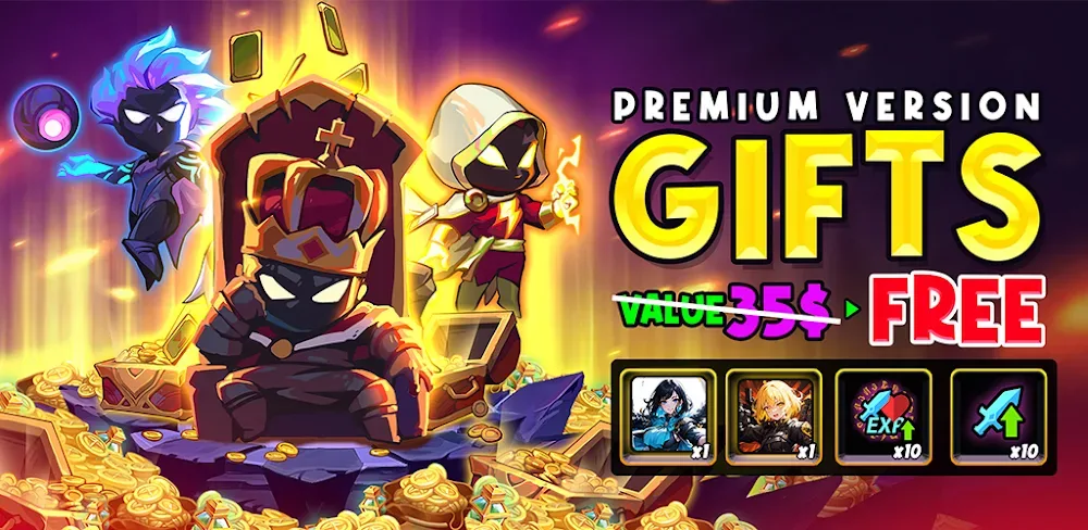 Stickman Survival: Supreme RPG v1.1.1.107 MOD APK (Full, Premium Features, No ADS)