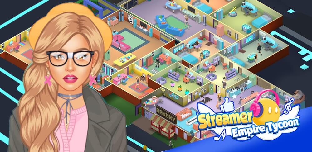 Streamer Empire Tycoon v2.6 MOD APK (Unlimited Money/Diamonds)