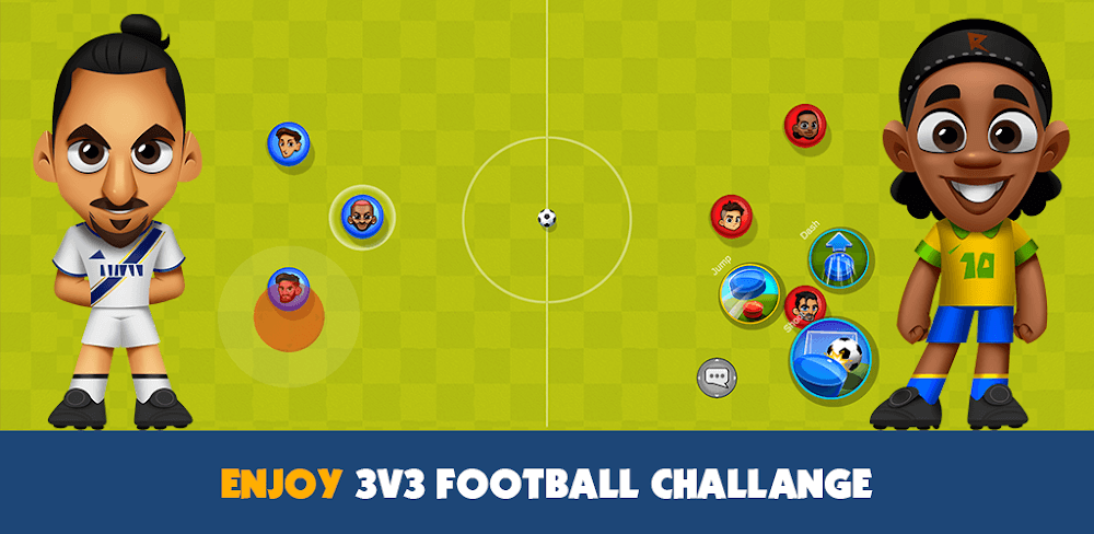 Super Soccer 3V3 v3 MOD APK (Always Winner, Full Energy, No-Ads)
