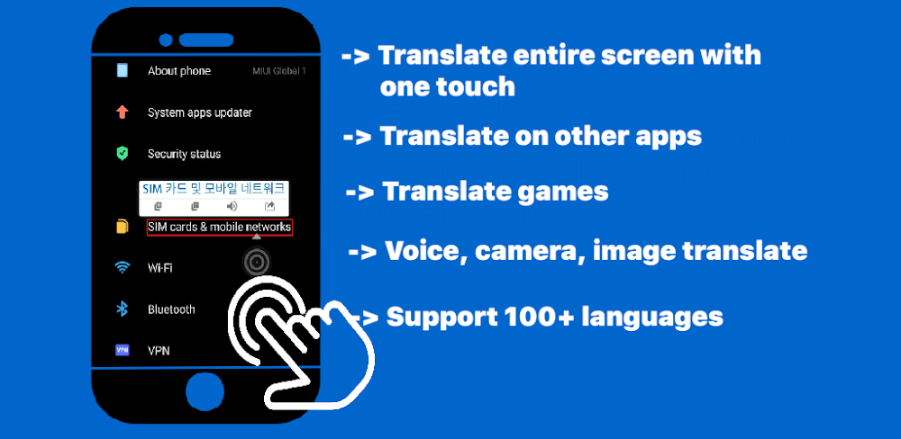 Tap To Translate Screen v1.1.110 MOD APK (Premium Unlocked)