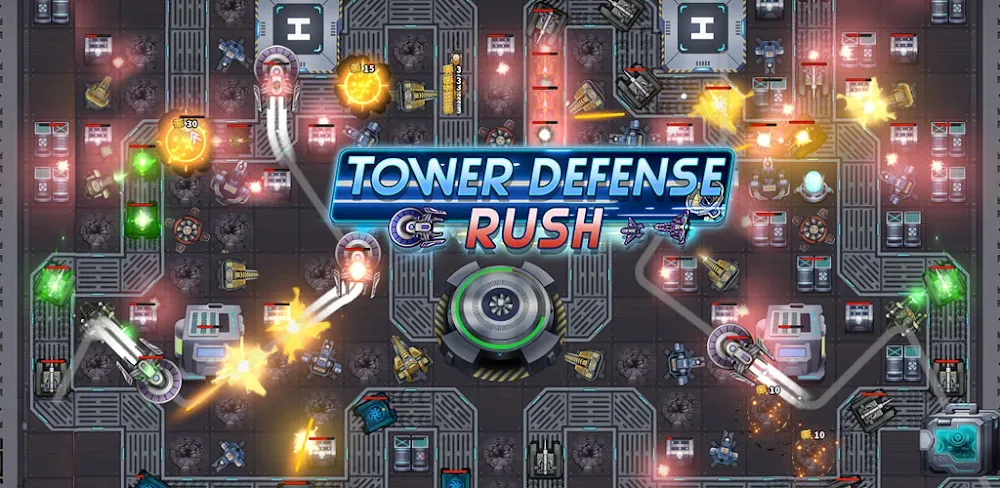 Tower Defense Rush v1.1.0.25 MOD APK (Menu, God Mode, Unlimited Battle Chips)