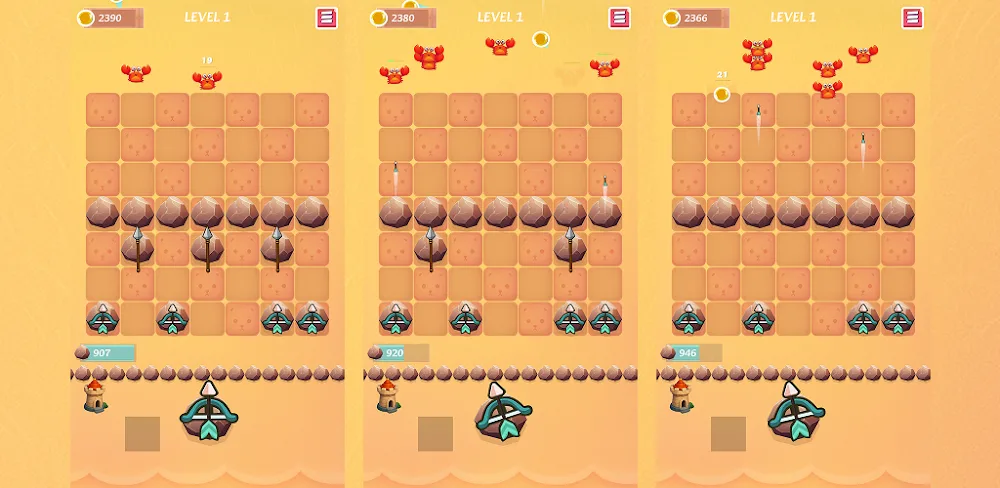 Tower vs Crabs: Beach Defense v1.2 MOD APK (Menu, Unlimited Currency)