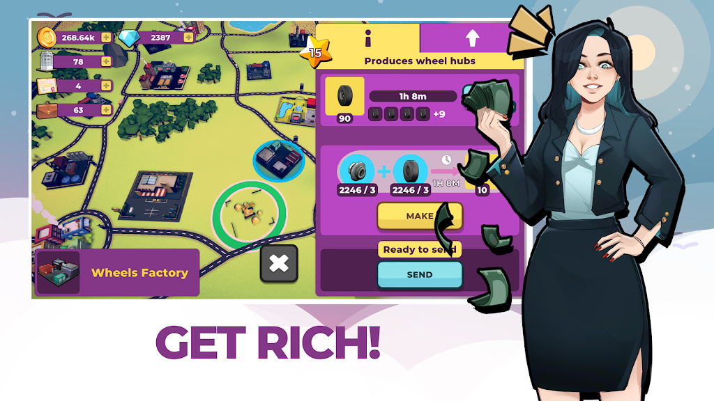 Transportico: Industry Tycoon v007540.aaee0b MOD APK (Unlimited Money)