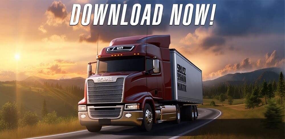 Truck Simulator: Euro Sim 23 v1.3 MOD APK (Unlimited Money)