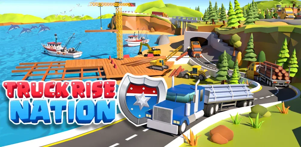 Truckrise US Truck Empire v2025.2025.0.1 MOD APK (Free Shopping, No-ADS)