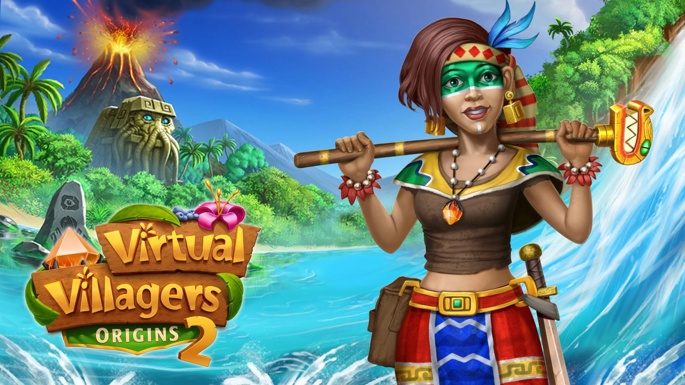 Virtual Villagers Origins 2 v3.3.1.44 MOD APK (Menu Mod, Money, Foods)