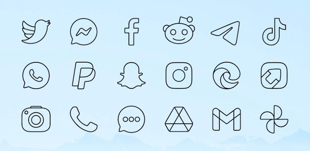 Vera Outline Black: Icon Pack APK v6.6.5.2 (Full Version)