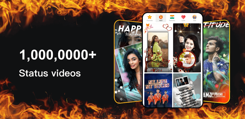 VidStatus v4.4.7.2 MOD APK (Premium Unlocked)