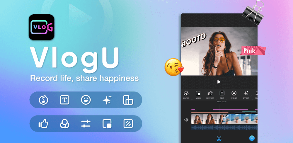 VlogU v7.7.14.2 MOD APK (Premium Unlocked)