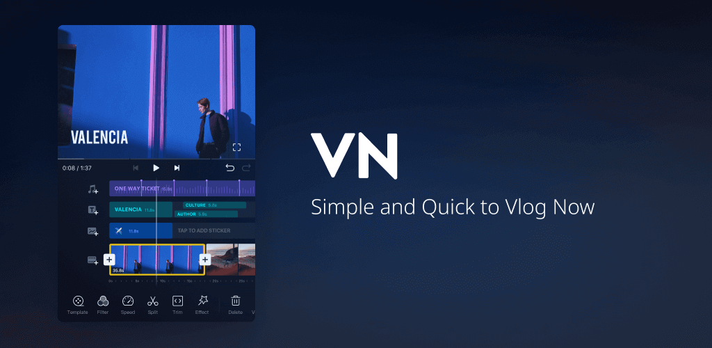 VlogNow VN Video Editor v2.2.12.0 MOD APK (Premium Unlocked)