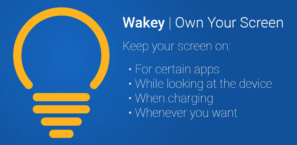 Wakey: Keep Screen On v11.11.5.0 MOD APK (Premium Unlocked)