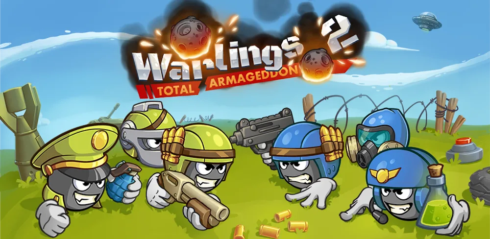 Warlings 2: Total Armageddon v4.4.2.0 MOD APK (Unlimited Money, Diamonds)