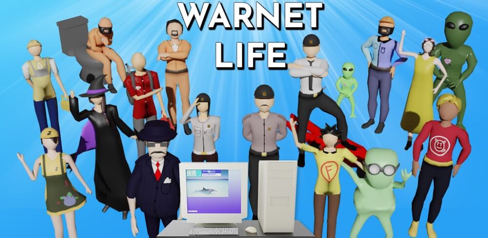 Warnet Life v3.3.4.20 MOD APK (Unlimited Gold, SP, LP, Keys)