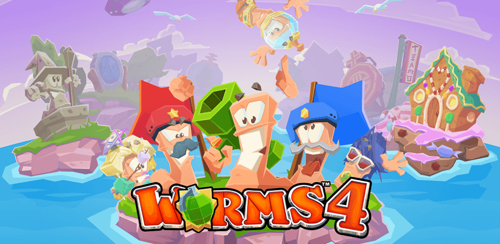 Worms 4 v2.2.0.6 MOD APK (Unlocked All Content)