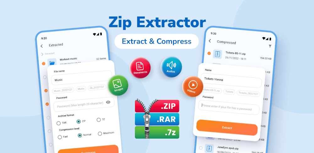 Zip Extractor  v3.3.3.4 MOD APK (Premium Unlocked)