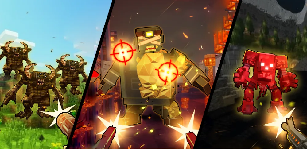 Zombie Craft War: Pixel Gun 3D v1.1.2.1 MOD APK (God Mode)